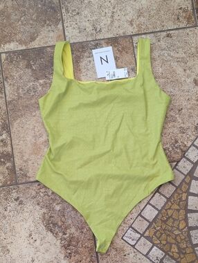 2X NWT naked wardrobe Thong Bodysuit